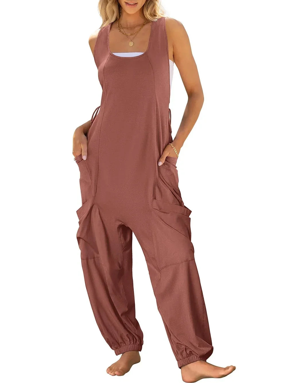Comfort Baggy Harem Jumpsuits