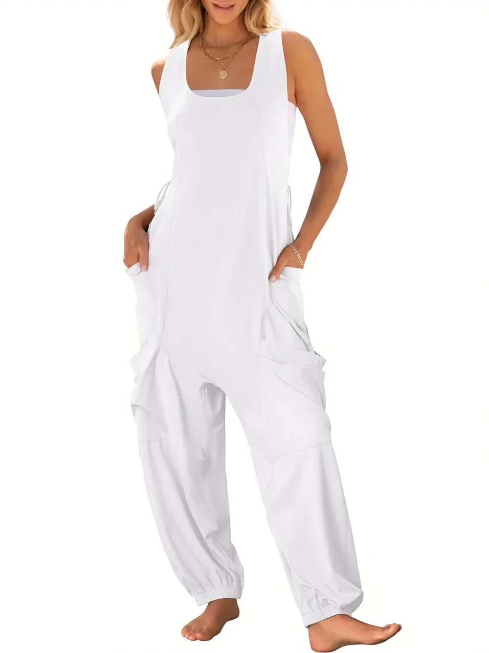 Comfort Baggy Harem Jumpsuits