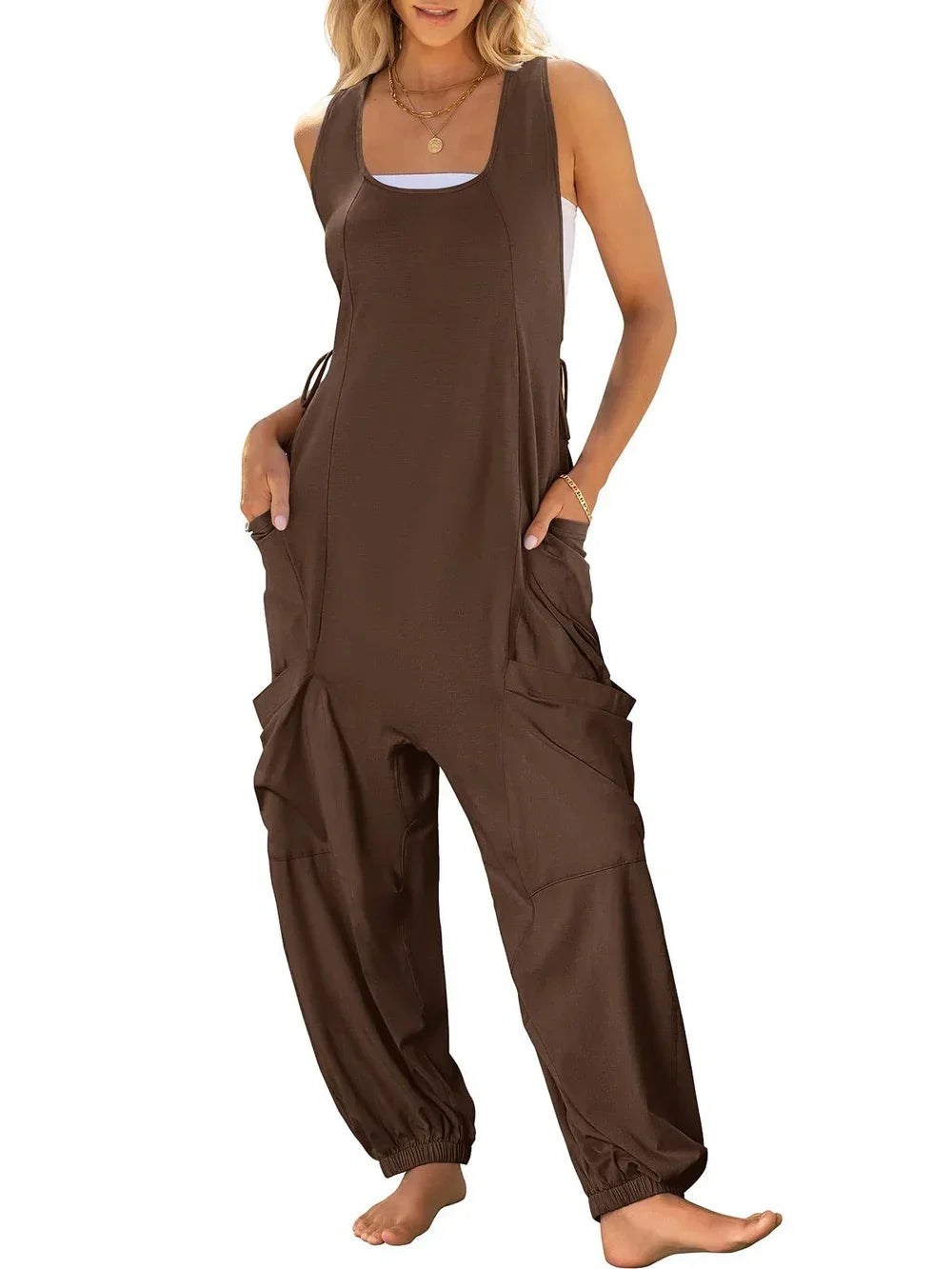 Comfort Baggy Harem Jumpsuits
