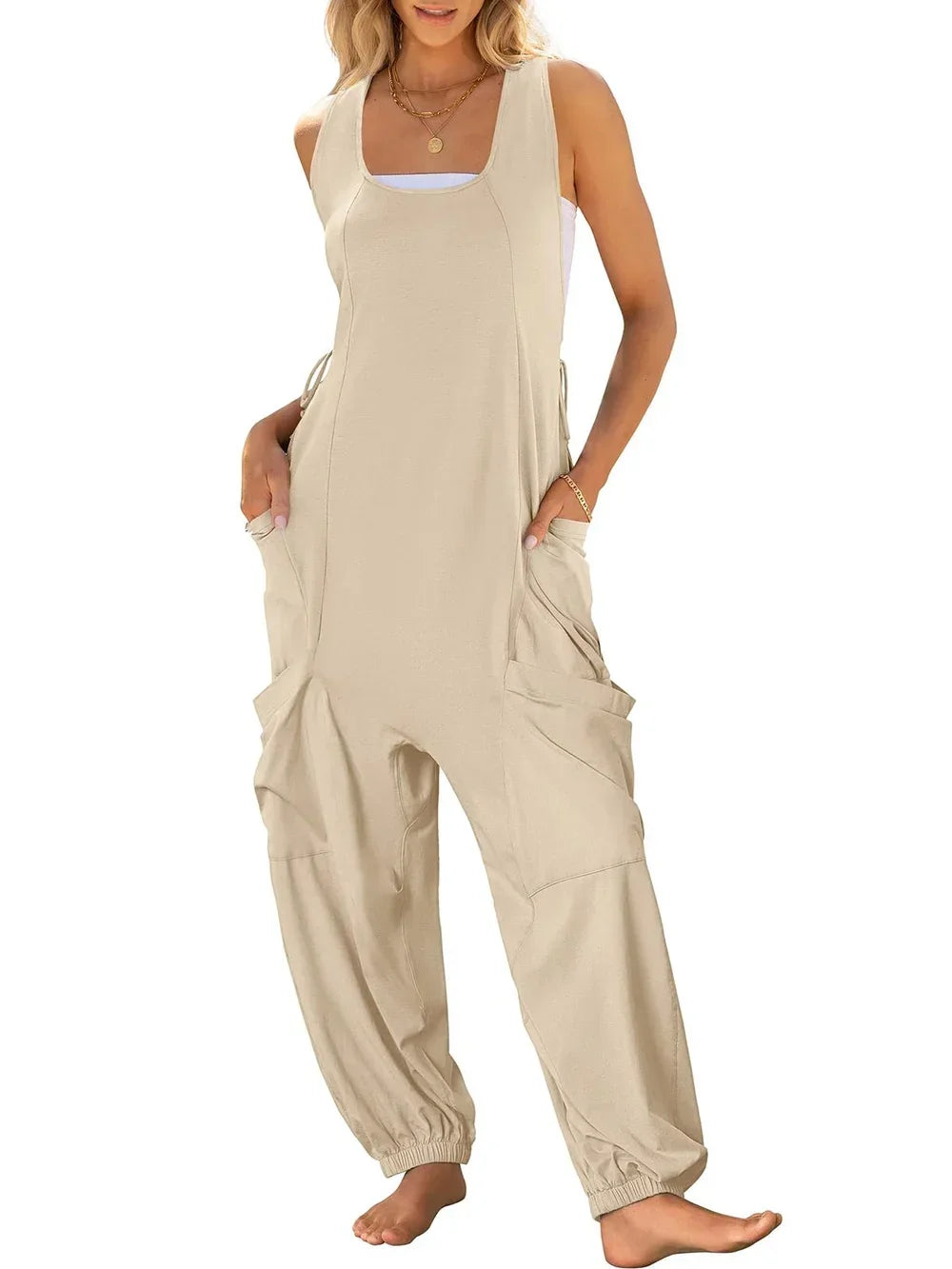 Comfort Baggy Harem Jumpsuits