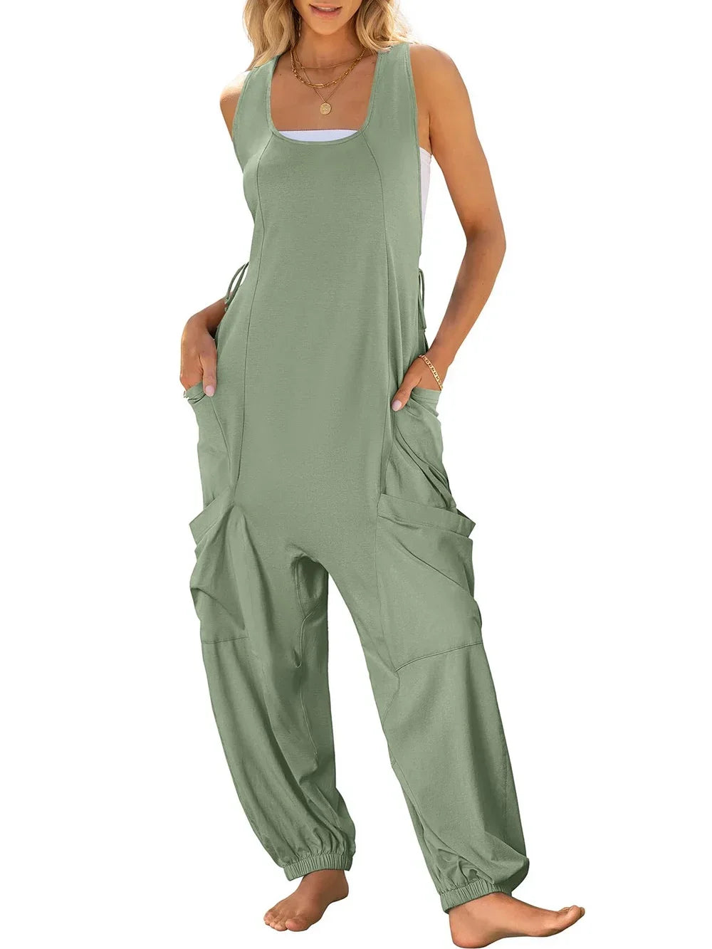 Comfort Baggy Harem Jumpsuits