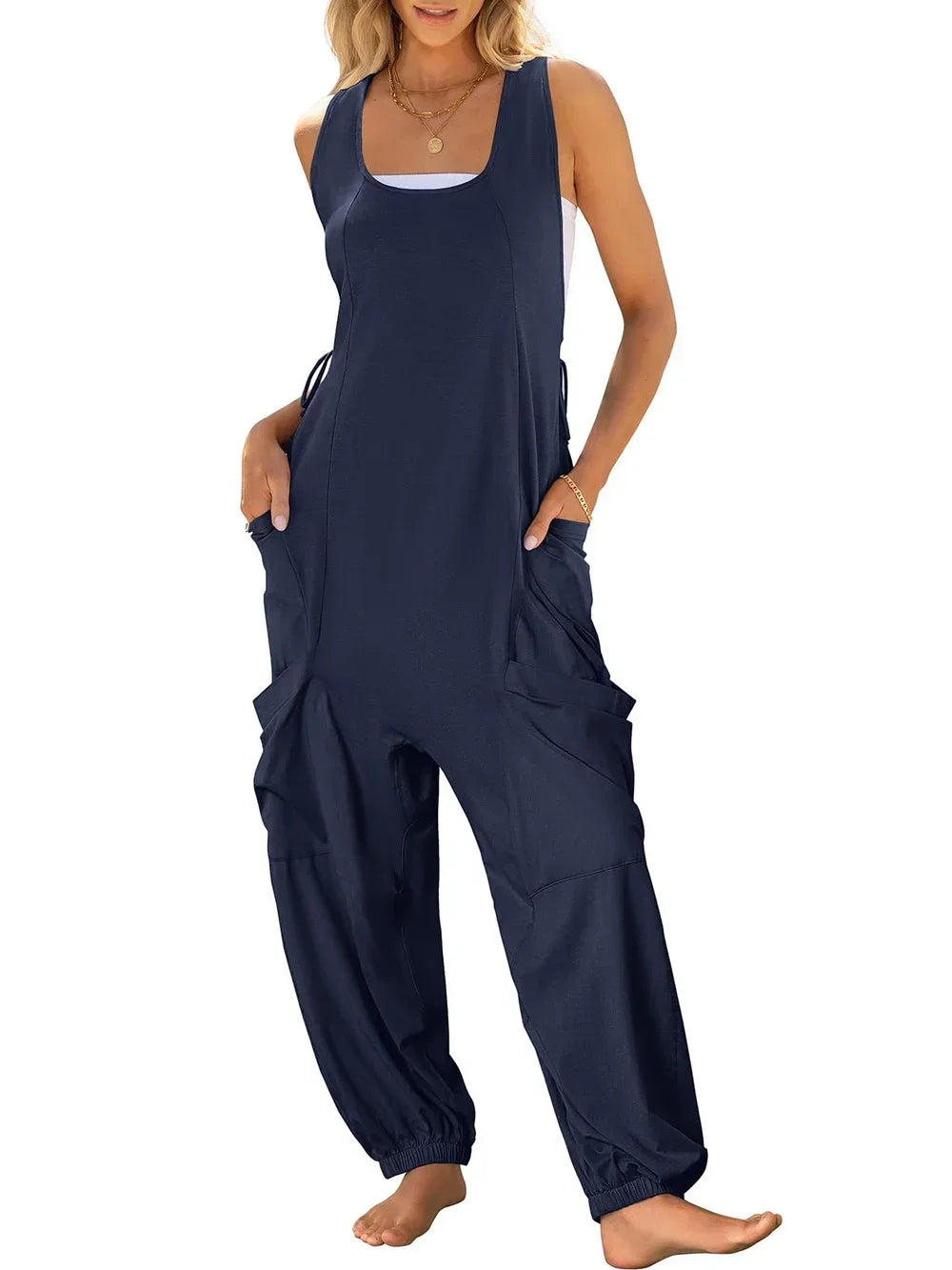 Comfort Baggy Harem Jumpsuits